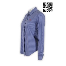 R199 tailor made ladies' shirt stripe shirts coffee servant service uniform catering tailor made shirts company uniform supplier R199 tailor made ladies' shirt stripe shirts coffee servant service uniform catering tailor made shirts company uniform supplier